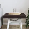Dessus de table bois massif traité bordure assortie