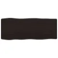 Dessus de table bois massif traité bordure assortie