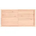 Dessus de table 120x60x(2-4) cm bois de chêne massif non traité