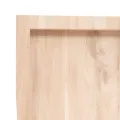 Dessus de table 120x60x(2-4) cm bois de chêne massif non traité