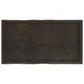 Dessus de table bois massif traité bordure assortie