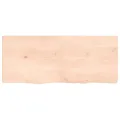 Dessus de table 120x50x(2-4) cm bois de chêne massif non traité