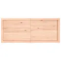 Dessus de table 120x50x(2-4) cm bois de chêne massif non traité