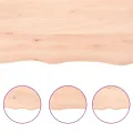 Dessus de table 120x50x(2-4) cm bois de chêne massif non traité