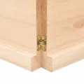 Dessus de table 120x50x(2-4) cm bois de chêne massif non traité