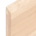Dessus de table 120x50x(2-4) cm bois de chêne massif non traité