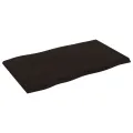 Dessus de table bois massif traité bordure assortie