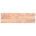 Dessus de table marron clair bois chêne massif traité