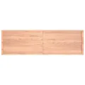 Dessus de table marron clair bois chêne massif traité