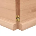 Dessus de table marron clair bois chêne massif traité