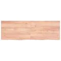 Dessus de table marron clair bois chêne massif traité