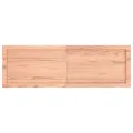 Dessus de table marron clair bois chêne massif traité