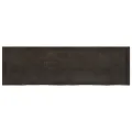 Dessus de table marron foncé bois chêne massif traité