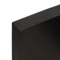 Dessus de table marron foncé bois chêne massif traité