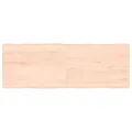 Dessus de table bois massif non traité bordure assortie