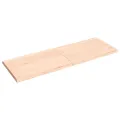 Dessus de table bois massif non traité bordure assortie