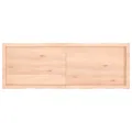 Dessus de table bois massif non traité bordure assortie