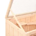 Cage à hamster 55x40x80 cm bois massif de sapin