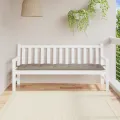 Coussin de banc de jardin taupe 180x50x7 cm tissu oxford