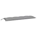Coussin de banc de jardin gris 150x50x7 cm tissu oxford