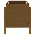 Lit surélevé de jardin brun miel 101x50x57cm bois de pin massif