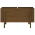 Lit surélevé de jardin brun miel 101x50x57cm bois de pin massif