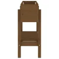 Lit surélevé de jardin marron miel 101x30x69 cm bois pin massif