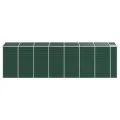 Abri de jardin vert 191x640x198 cm acier galvanisé