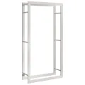 Portant de bois de chauffage 80x28x154 cm acier inoxydable