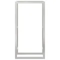 Portant de bois de chauffage 80x28x154 cm acier inoxydable