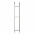 Portant de bois de chauffage 80x28x154 cm acier inoxydable
