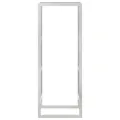 Portant de bois de chauffage 50x28x132 cm acier inoxydable