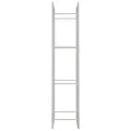 Portant de bois de chauffage 50x28x132 cm acier inoxydable
