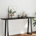 Dessus de table bois massif traité bordure assortie