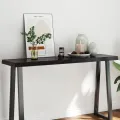 Dessus de table bois massif traité bordure assortie