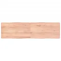 Dessus de table bois massif traité bordure assortie