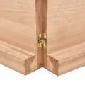 Dessus de table bois massif traité bordure assortie