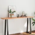 Dessus de table bois massif traité bordure assortie