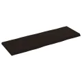 Dessus de table bois massif traité bordure assortie