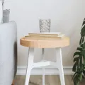 Dessus de table rond Ø30x3 cm bois de pin massif