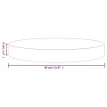 Dessus de table rond Ø30x3 cm bois de pin massif