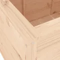 Lit surélevé de jardin 119,5x82,5x78 cm bois de pin massif
