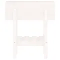 Jardinière blanc 62x30x69 cm bois massif de pin