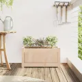 Jardinière d'extérieur 60x31x31 cm bois de pin massif