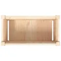 Jardinière d'extérieur 60x31x31 cm bois de pin massif