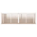 Jardinière blanc 150x50x50 cm bois massif de pin