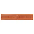 Jardinière cire marron 180x31x31 cm bois de pin massif