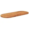 Dessus de table 100x40x2,5 cm ovale bois massif d'acacia
