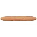 Dessus de table 100x40x2,5 cm ovale bois massif d'acacia