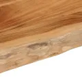 Dessus de table 90x40x2,5 cm rectangulaire bois massif acacia